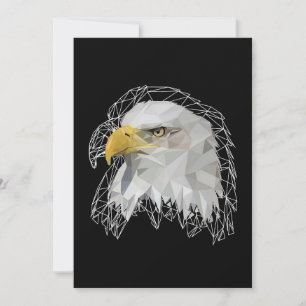 Eagle Lowpoly Bedankkaart