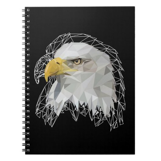Eagle Lowpoly Notitieboek (Voorkant)