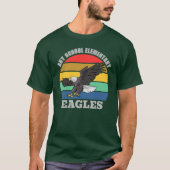 Eagle Mascot School Personnalisable T-shirt Modèle (Devant)