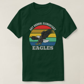 Eagle Mascot School  Sjabloon T-Shirt