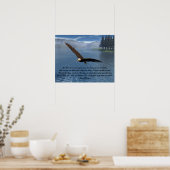 Eagle met gedicht poster (Keuken)