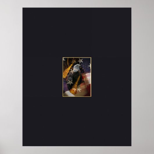 Eagle met tassel poster (Voorkant)