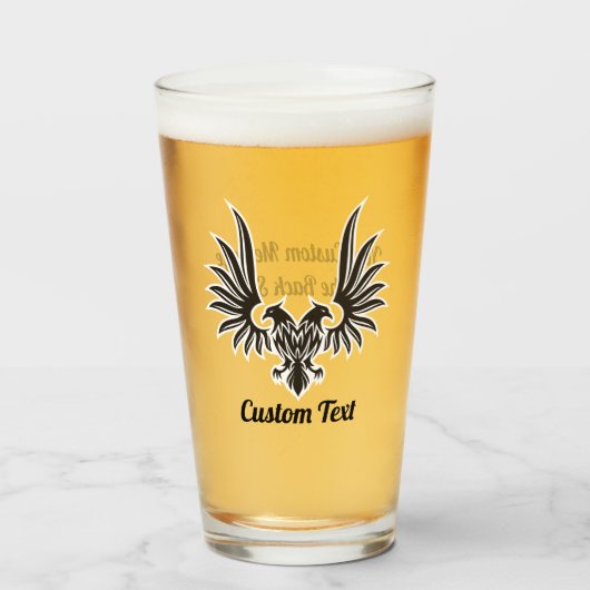 Eagle met twee glazen koppen (Voorkant gevuld)