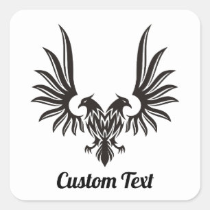 Eagle met twee hoofden Square Sticker