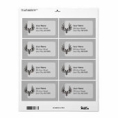 Eagle met twee kop etiket (Full Sheet)