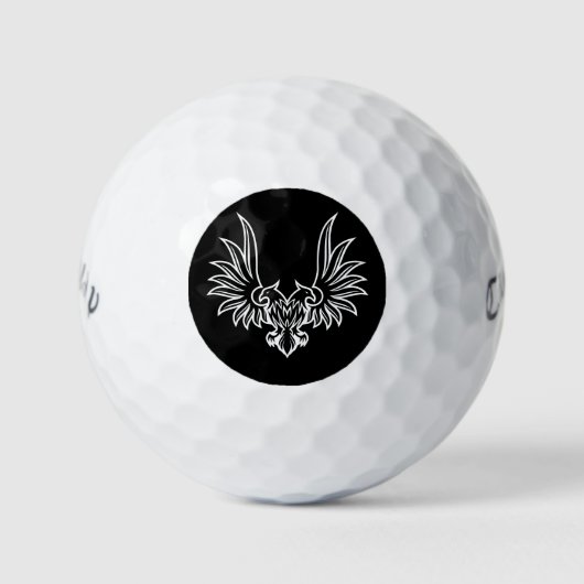 Eagle met twee kop golfballen (Voorkant)