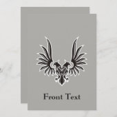 Eagle met twee kop kaart (Voorkant / Achterkant)