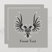 Eagle met twee kop kaart (Voorkant / Achterkant)