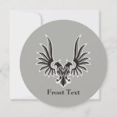 Eagle met twee kop kaart (Voorkant)