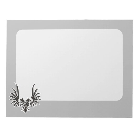 Eagle met twee kop notitieblok (Voorkant)