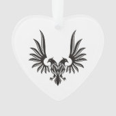 Eagle met twee kop Ornament (voorkant)