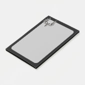 Eagle met twee kop post-it® notes (Schuin)