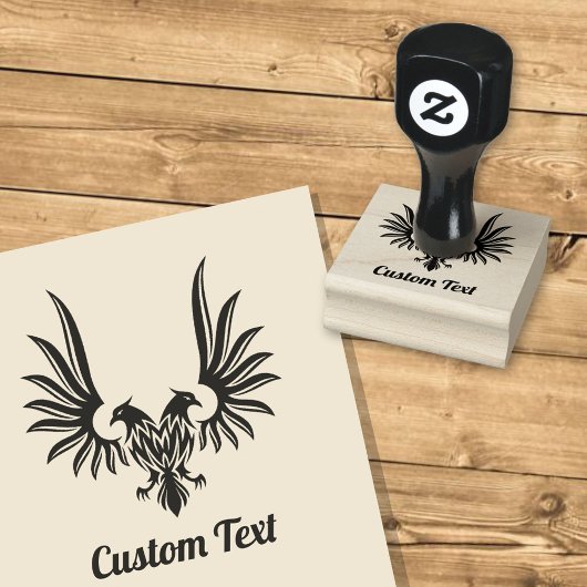 Eagle met twee kop Rubber Stamp Rubberstempel