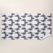 Eagle met twee kop strandlaken (Voorkant)