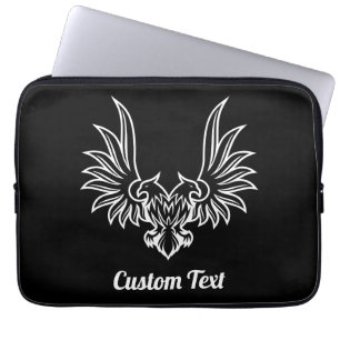 Eagle met twee laptophoes laptop sleeve