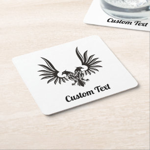 Eagle met twee Onderzetters kop papier