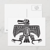 Eagle, Mexicaanse hiërogliefen (Maya) Briefkaart (Voorkant / Achterkant)