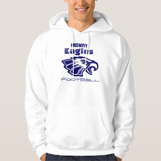 Eagle, Midway, Eagles, Football Hoodie (Voorkant)