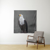 Eagle minimalistische selectieve kleurenfotografie wandkleed (In situ)