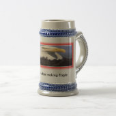 Eagle mok of stein, Son's name & date making Eagle (Voorkant rechts)
