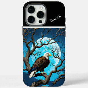 Eagle Moonlit Watch iPhone 16 Pro Max Hoesje
