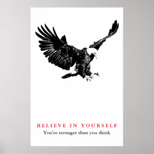 Eagle Motivatie Vertrouwen Geloof in jezelf Poster