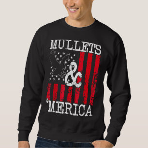 Eagle Mullet 4 juli Merica Amerikaanse vlag Wome Trui