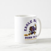 Eagle Nation Voetbal Mascotte Ontwerp Koffiemok (Voorkant rechts)