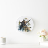 Eagle Natuur Wildlife Clock Ronde Klok (Huis)