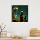 Eagle Nebula 24x24 (16x16) Poster (Keuken)