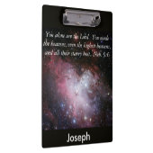 Eagle Nebula Bijbel Verse Gepersonaliseerd Klembor Klembord (Rechts)