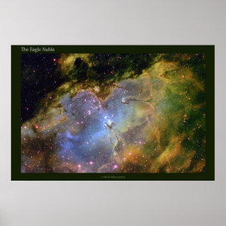 Eagle Nebula een ver Uitzicht Poster
