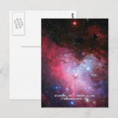 Eagle Nebula, Messier 16 - Aanmaakpijlers Briefkaart (Voorkant / Achterkant)