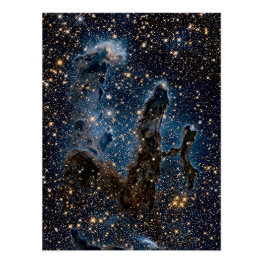 Eagle Nebula "Pillars of Creation" — NGC 6611 Post Perfect Poster (Voorkant)