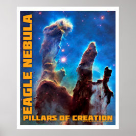Eagle Nebula Pillars of Creation Poster
