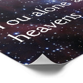 Eagle Nebula Space Photo Bible Verse Poster (Coin)