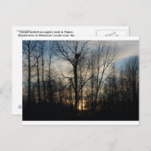 Eagle Nest Sunset Briefkaart (Voorkant / Achterkant)