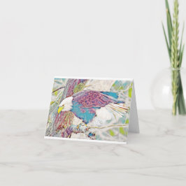 Eagle Notecard Blank binnen Notitiekaartje