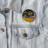 Eagle, Obama, Change - Gepersonaliseerd Ronde Button 5,7 Cm (In situ)