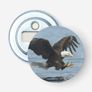 Eagle on Approach Button Flesopener