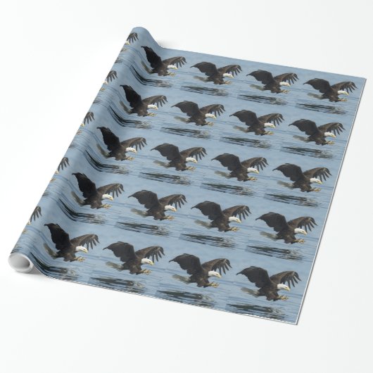 Eagle on Approach Cadeaupapier (Uitgerold)
