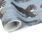 Eagle on Approach Cadeaupapier (Rol Hoek)