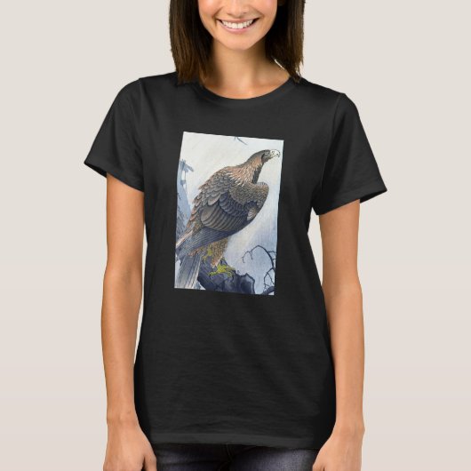 Eagle on Tree Branch by Ohara Koson T-shirt (Voorkant)
