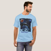 Eagle & Outer Space Fantasy Wildlife T-shirt (Voorkant volledig)