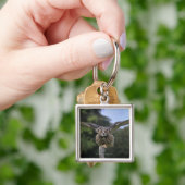 Eagle Owl (Bubo bubo) Sleutelhanger (Hand)