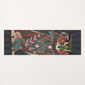 eagle owl dark yogamat (Achterkant (horizontaal))
