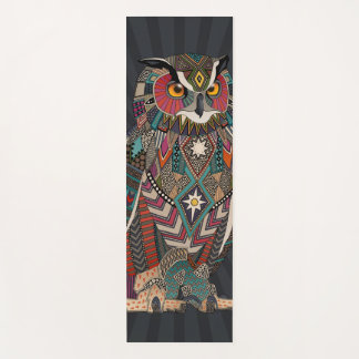 eagle owl dark yogamat