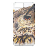 Eagle Owl fijne kunsttelefoon Case-Mate iPhone Case (Achterkant)