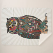 eagle owl sherpa deken (Voorkant (horizontaal))