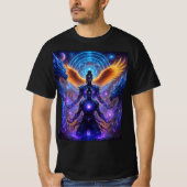 Eagle Phoenix eenheid en meditatie T-shirt (Voorkant)